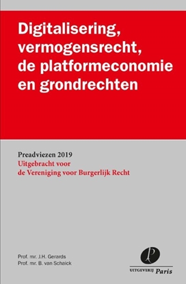 Afbeeldingen van Preadviezen Vereniging voor Burgerlijk Recht Digitalisering, vermogensrecht, de platformeconomie en grondrechten