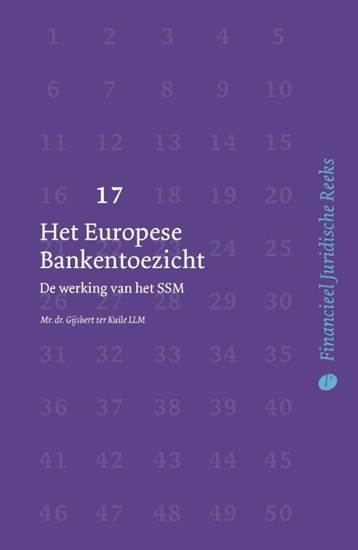 Afbeelding van Financieel Juridische Reeks Het Europese Bankentoezicht