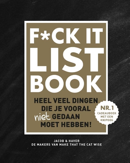 Afbeelding van F*CK-it list book