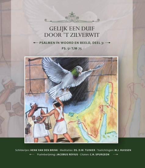 Afbeelding van Psalmen in woord en beeld Gelijk een duif door 't zilverwit