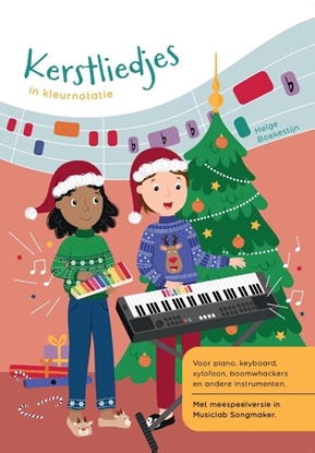 Afbeeldingen van Liedjes in kleurnotatie Kerstliedjes in kleurnotatie
