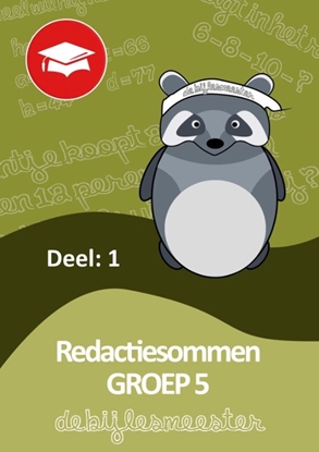 Afbeeldingen van Oefenboeken De Bijlesmeester Redactiesommen deel 1 groep 5