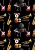 Afbeelding van Gitaarakkoorden- Gitaartabs Notenschrift- Bladmuziek (A4) Colorful Instrument- Allets Comfort