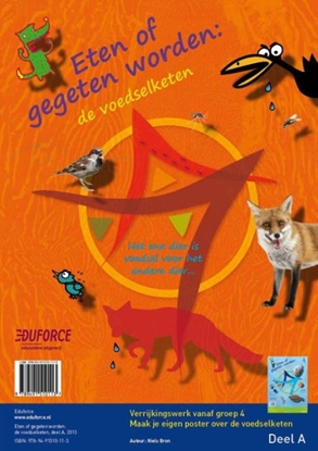 Afbeeldingen van Eten of gegeten worden verrijkingswerk vanaf groep 4 de voedselketen