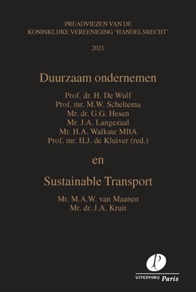 Afbeeldingen van Preadviezen Koninklijke Vereeniging Handelsrecht Duurzaam ondernemen en Sustainable Transport