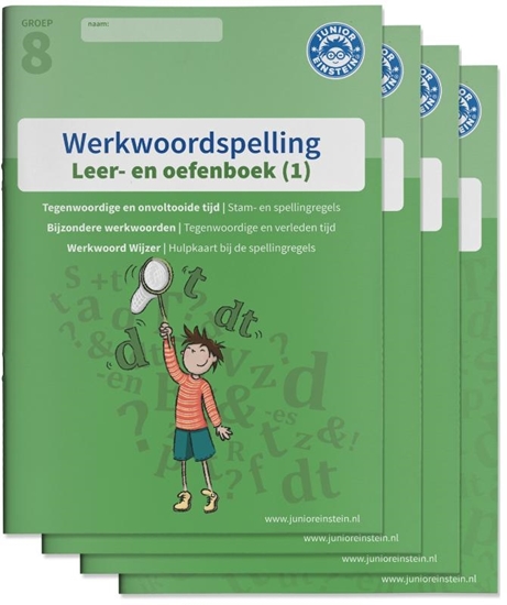 Afbeelding van Werkwoordspelling Groep 8 Leer- en oefenboek 1, Antwoordenboeken 1, 2 en 3