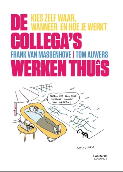 Afbeelding van De collega's werken thuis