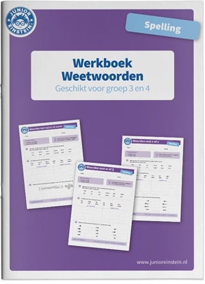 Afbeeldingen van Spelling Weetwoorden geschikt voor groep 3 en 4 Werkboek