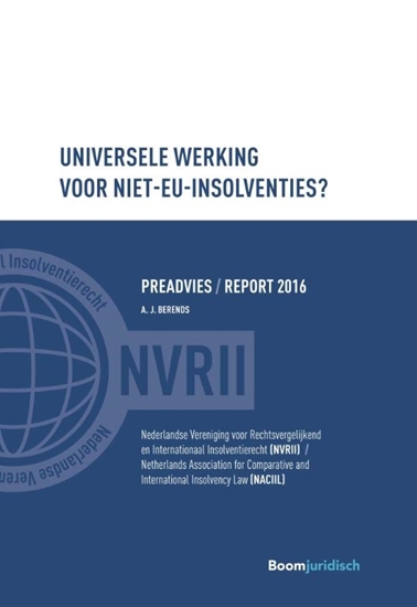 Afbeelding van Reports NACIIL/Preadviezen NVRII Universele werking voor niet-EU-insolventies?
