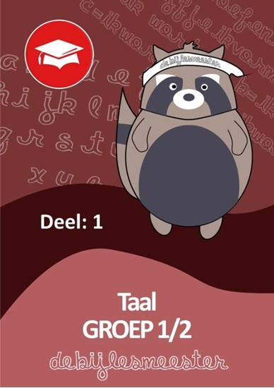 Afbeelding van Oefenboeken De Bijlesmeester Taal 1 groep 1-2