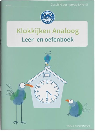 Afbeelding van Deel 1 Klokkijken Analoog geschikt voor groep 3, 4 en 5 Leer- en oefenboek