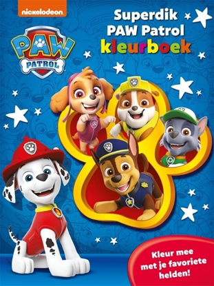 Afbeeldingen van PAW Patrol Superdik PAW Patrol kleurboek