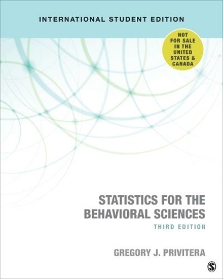 Afbeelding van Statistics for the Behavioral Sciences