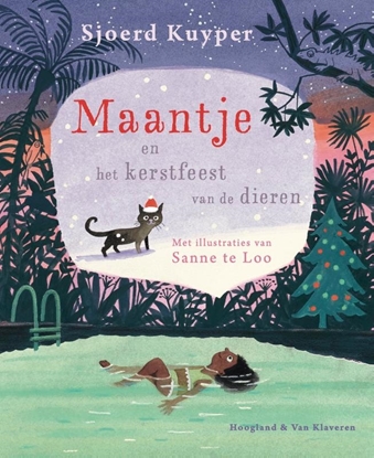 Afbeeldingen van Maantje en het kerstfeest van de dieren