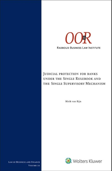Afbeelding van Judicial protection banks under the single rulebook/single supervisory mechanism