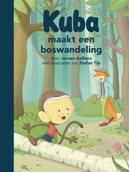 Afbeelding van Borre Leesclub Kuba maakt een boswandeling