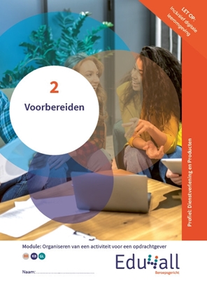 Afbeeldingen van Edu4all Dienstverlening en producten Modulepakket Organiseren van een activiteit voor een opdrachtgever folio