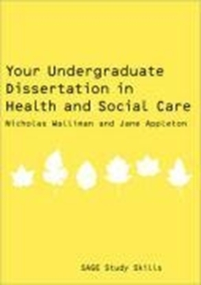 Afbeeldingen van Your Undergraduate Dissertation in Health and Social Care
