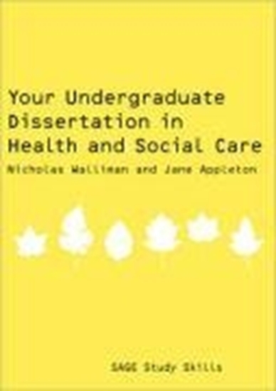 Afbeelding van Your Undergraduate Dissertation in Health and Social Care