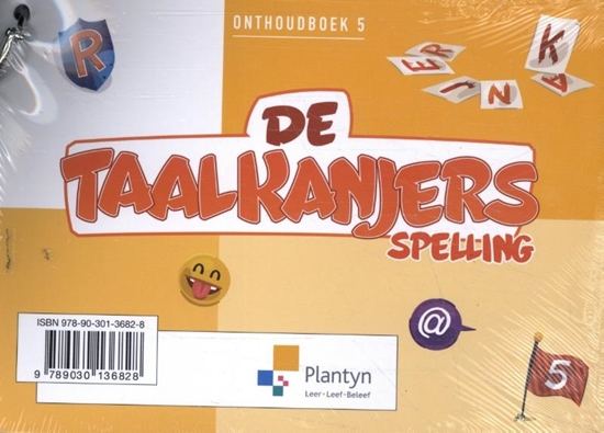Afbeelding van De Taalkanjers Spelling 5 Onthoudboek
