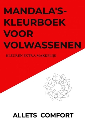 Afbeeldingen van Mandala's-kleurboek voor volwassenen-Kleuren extra makkelijk-A5 Mini- Allets Comfort