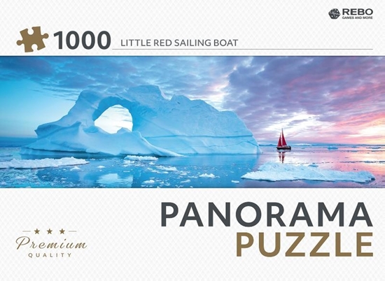 Afbeelding van Rebo legpuzzel panorama 1000 stukjes - Little red sailing boat