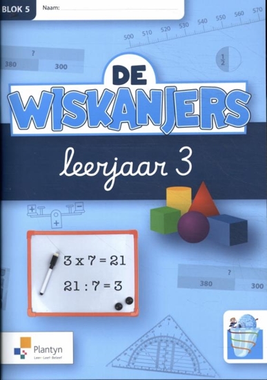 Afbeelding van De Wiskanjers leerjaar 3 blok 5 Werkboek