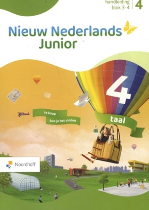 Afbeeldingen van Nieuw Nederlands Junior 4 blok 3-4 taal Handleiding