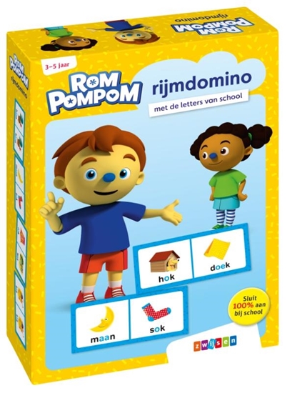 Afbeelding van Rompompom Rompompom rijmdomino