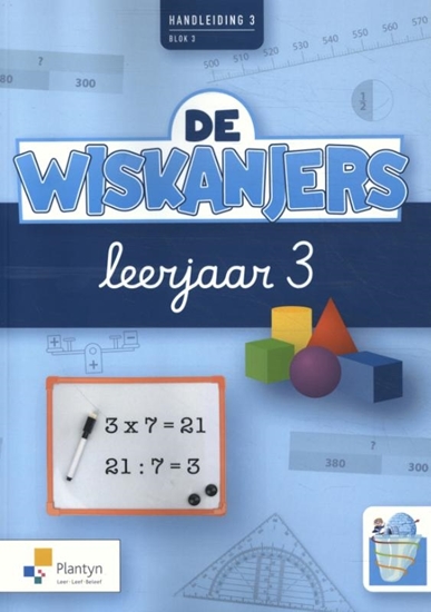 Afbeelding van De Wiskanjers 3de leerjaar - blok 3 Handleiding