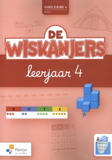 Afbeelding van De Wiskanjers Leerjaar 4 blok 1 Handleiding