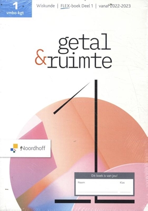Afbeeldingen van Getal & Ruimte 13e ed vmbo-kgt 1 FLEX leerboek 1+2