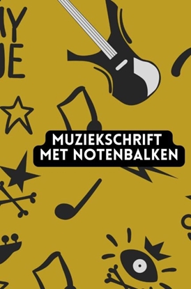 Afbeeldingen van Muziekschrift met notenbalken