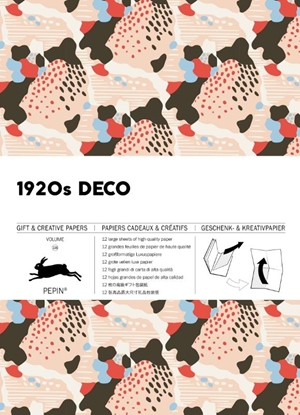 Afbeeldingen van Gift wrapping paper book 1920s Deco