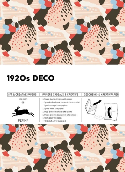 Afbeelding van Gift wrapping paper book 1920s Deco