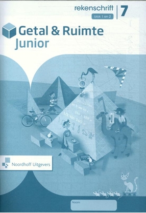 Afbeeldingen van Getal en Ruimte Junior groep 7 blok 1 en 2 Rekenschrift