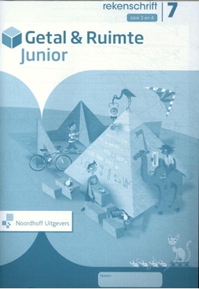 Afbeeldingen van Getal en Ruimte Junior groep 4 blok 3 en 4 Rekenschrift
