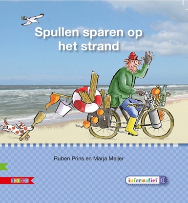 Afbeeldingen van Veilig leren lezen Spullen sparen op het strand AVI E3