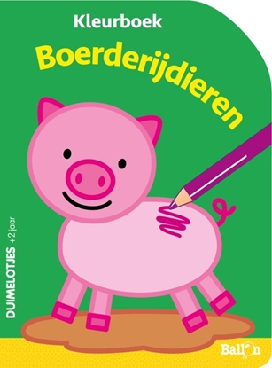 Afbeeldingen van Duimelotjes kleurboek Boerderijdieren
