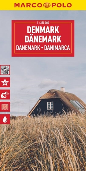 Afbeelding van Marco Polo Wegenkaart Marco Polo Wegenkaart Denemarken