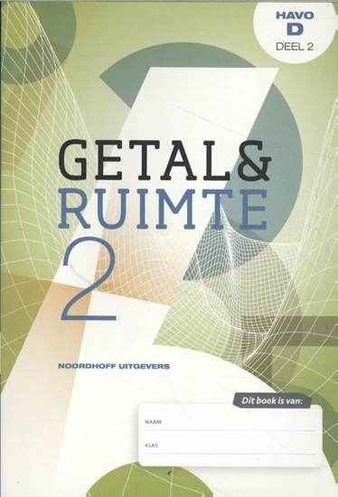 Afbeelding van Getal & Ruimte havo wiskunde D deel 2