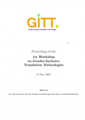 Afbeeldingen van Proceedings of the 1st Workshop on Gender-Inclusive Translation Technologies