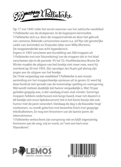 Afbeelding van 500 moppen uit ’t Pallieterke