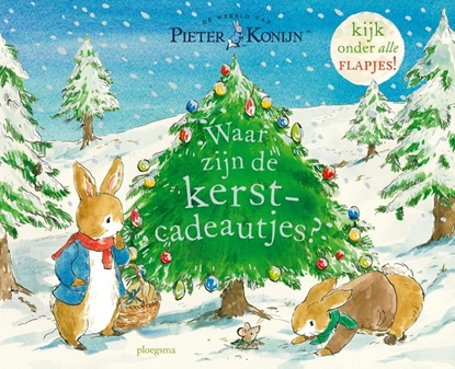 Afbeeldingen van Pieter Konijn Waar zijn de kerstcadeautjes?