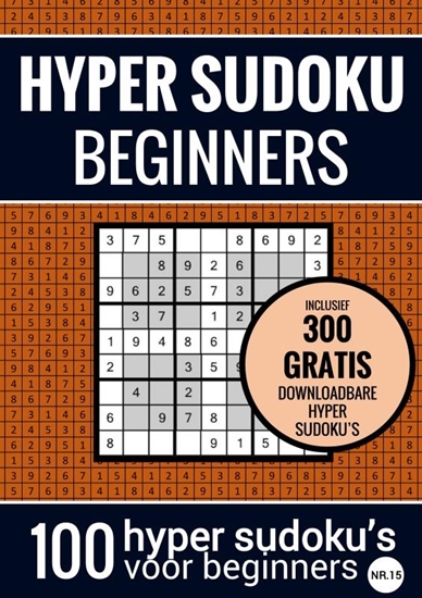 Afbeelding van HYPER SUDOKU - nr. 15 - Sudoku Makkelijk - Puzzelboek met 100 Makkelijke Puzzels voor Volwassenen en Ouderen