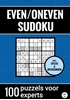 Afbeelding van Even/Oneven Sudoku - Nr. 32 - 100 Puzzels voor Experts