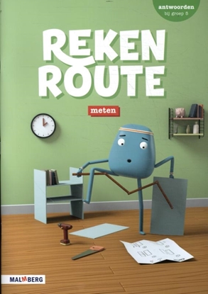 Afbeeldingen van Rekenroute groep 5 meten Antwoordenboek