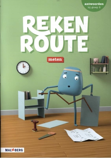 Afbeelding van Rekenroute groep 5 meten Antwoordenboek
