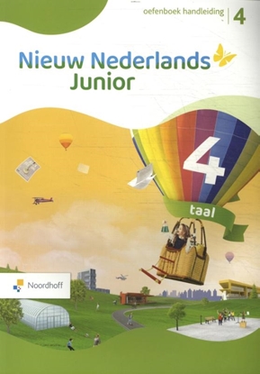 Afbeeldingen van Nieuw Nederlands Junior Taal groep 4 Handleiding Oefenboek