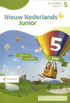 Afbeeldingen van Nieuw Nederlands Junior taal groep 5 blok 3-4 Leerwerkboek